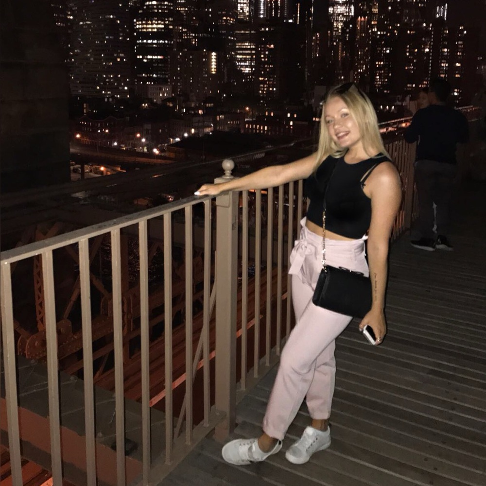 Light Pink Paperbag Pants